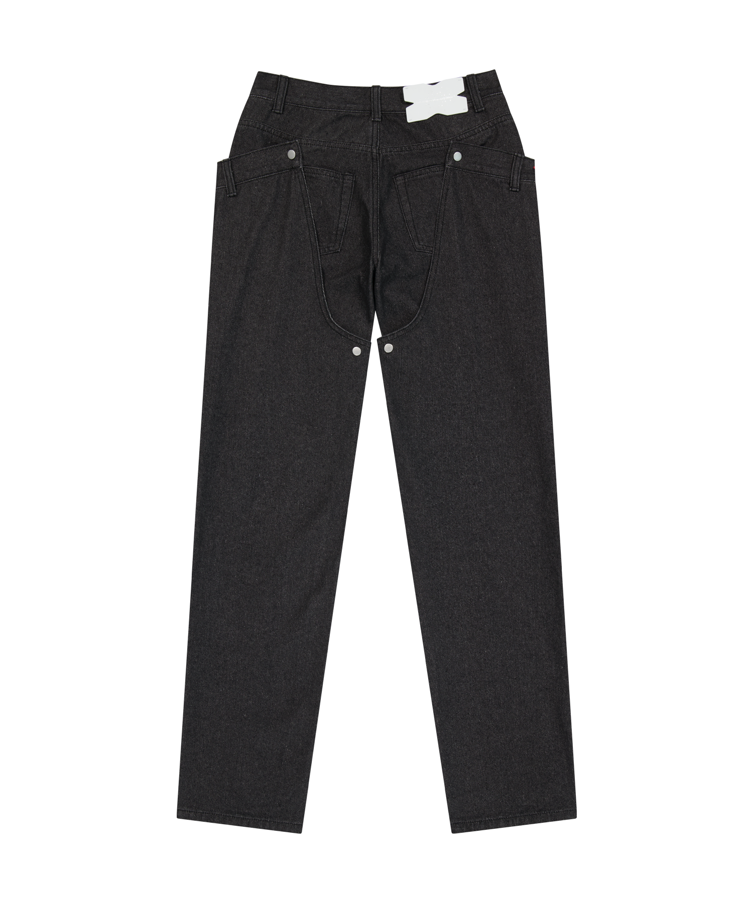 Detachable Button Denim Black – OJOS – London UK | YUGU