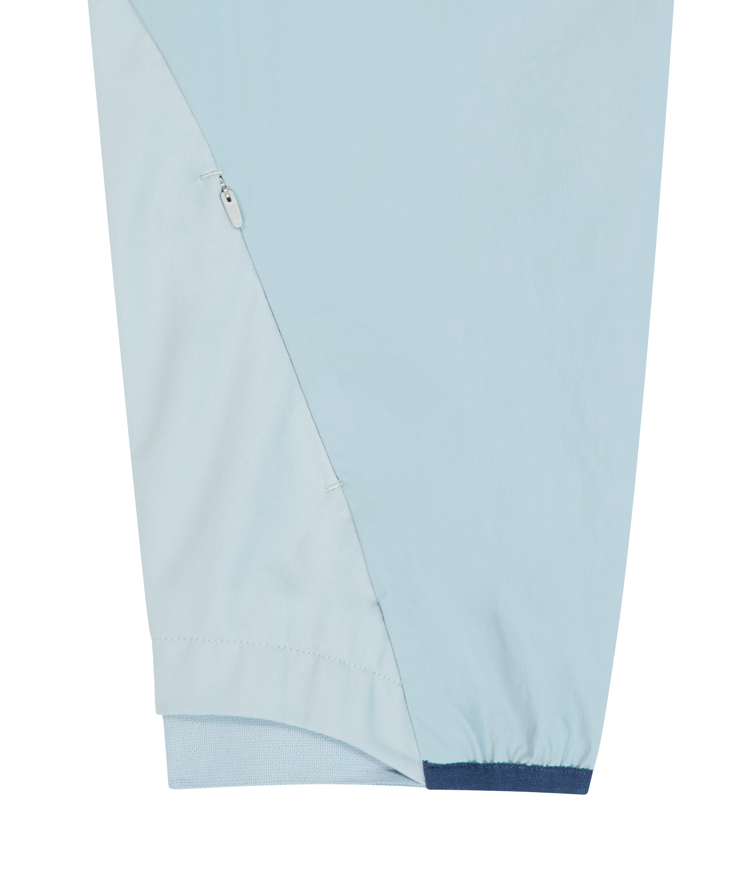 Paneled Crop Shell Jacket Stone Blue - OJOS - now available in London at YUGU.