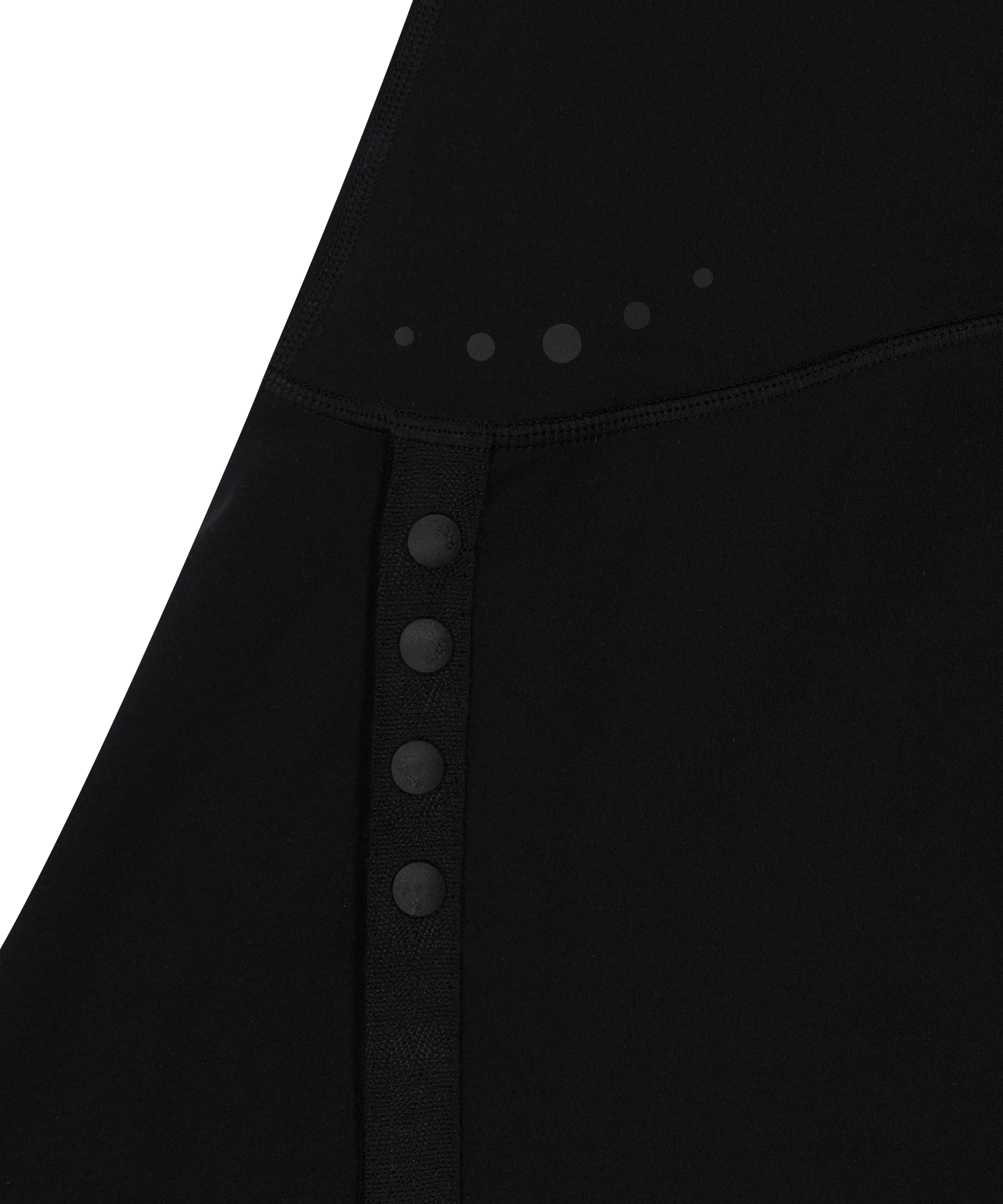 Button Slit Skirt Shorts Black – OJOS – London UK | YUGU