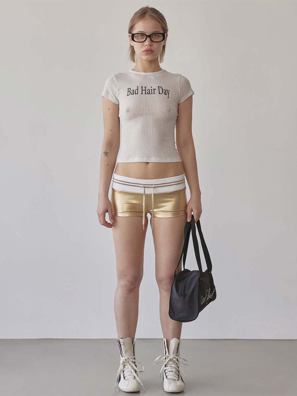 Bad Hair Day Tee White – SCULPTOR – London UK | YUGU