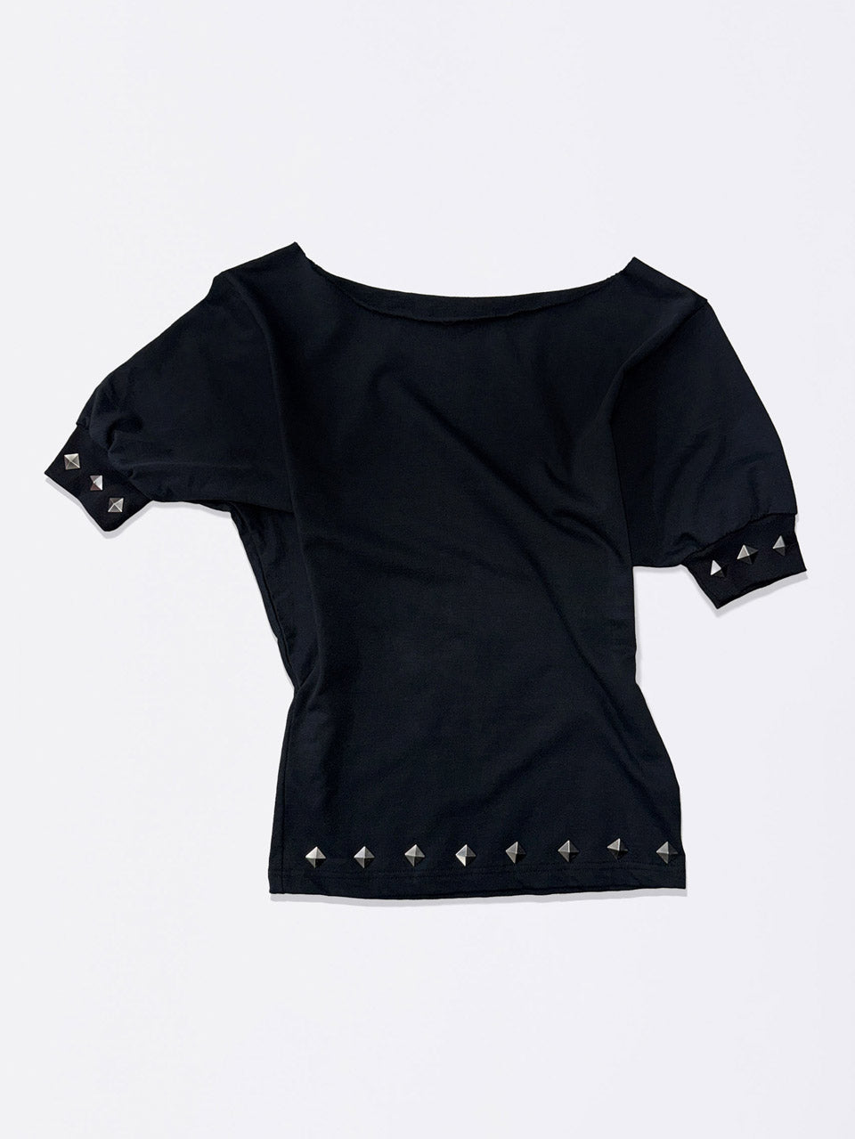 Stud Half Sleeve Sweatshirt Black – SCULPTOR – London UK | YUGU