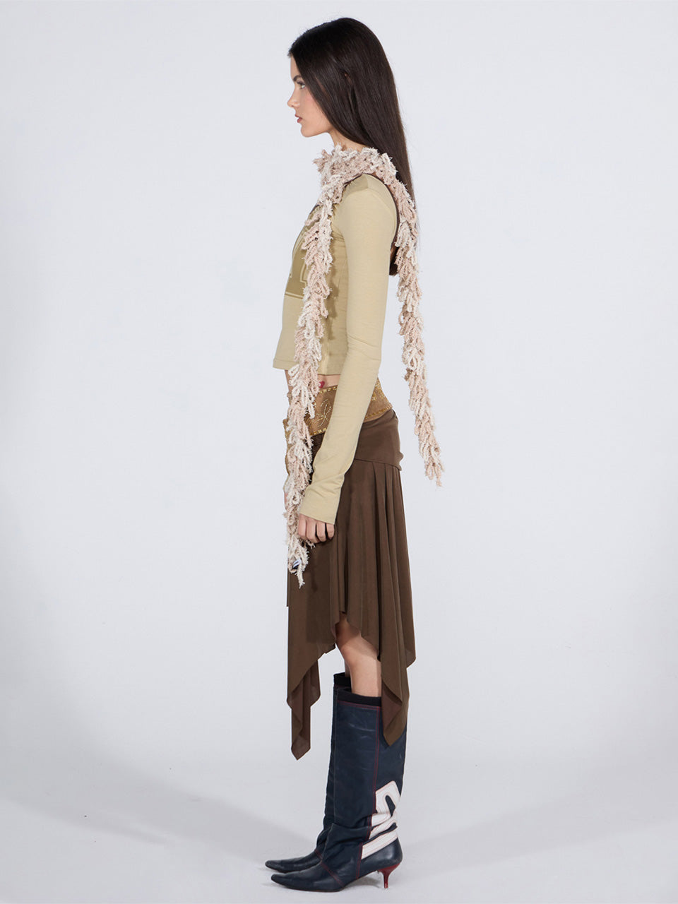 Beaded Jersey Skirt – SCULPTOR – London UK | YUGU