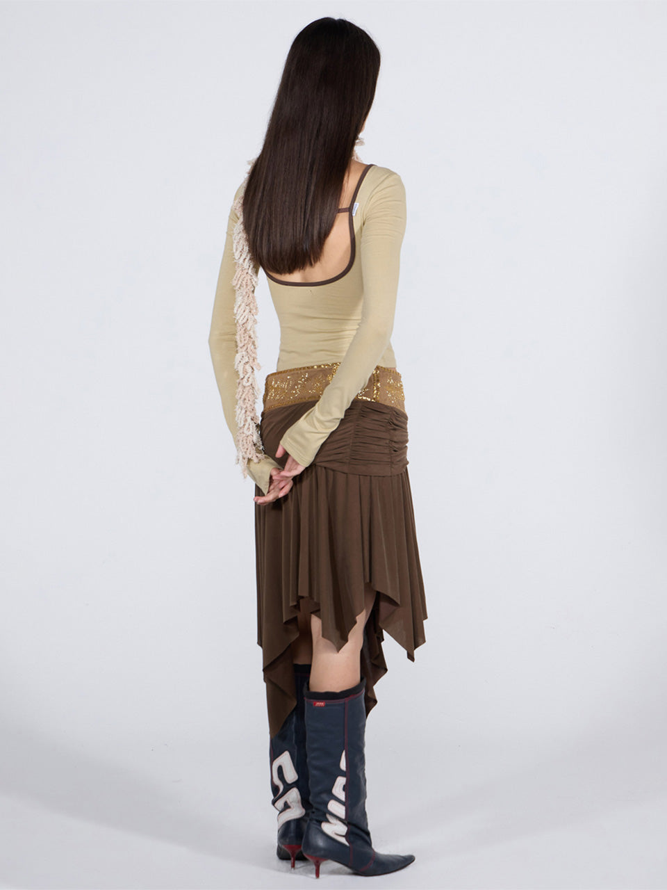 Beaded Jersey Skirt – SCULPTOR – London UK | YUGU