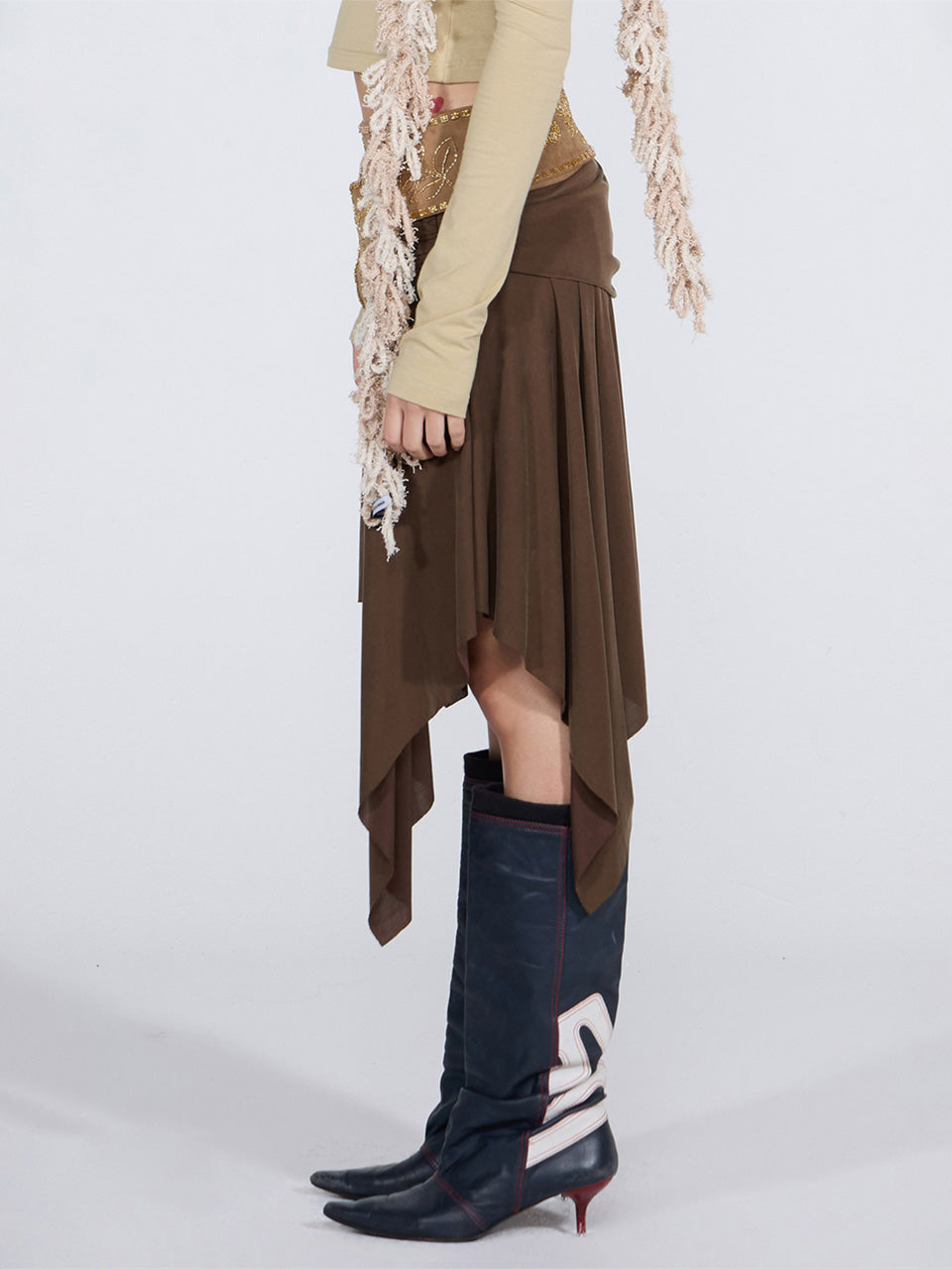 Beaded Jersey Skirt – SCULPTOR – London UK | YUGU