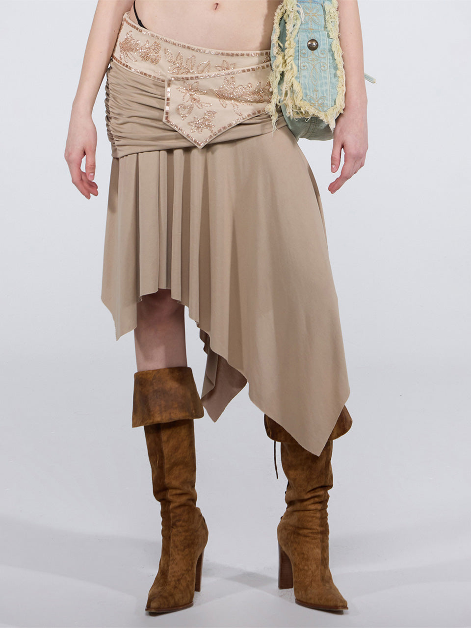 Beaded Jersey Skirt – SCULPTOR – London UK | YUGU