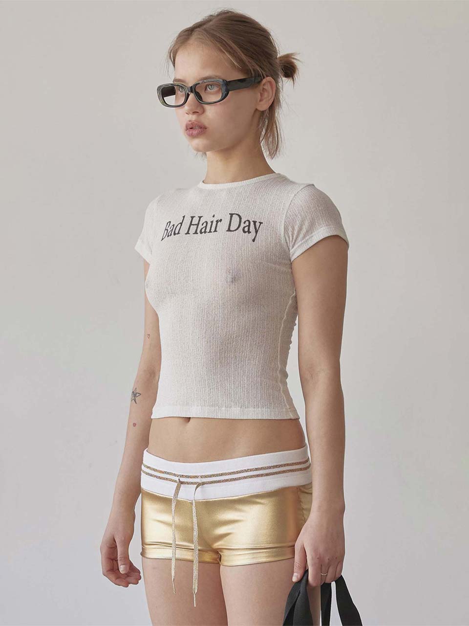 Bad Hair Day Tee White – SCULPTOR – London UK | YUGU