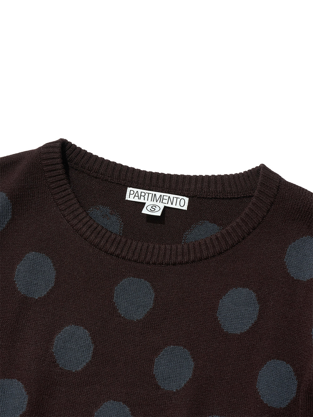 Cut-Out Polka Dot Knit Brown – PARTIMENTO WOMEN – London UK | YUGU
