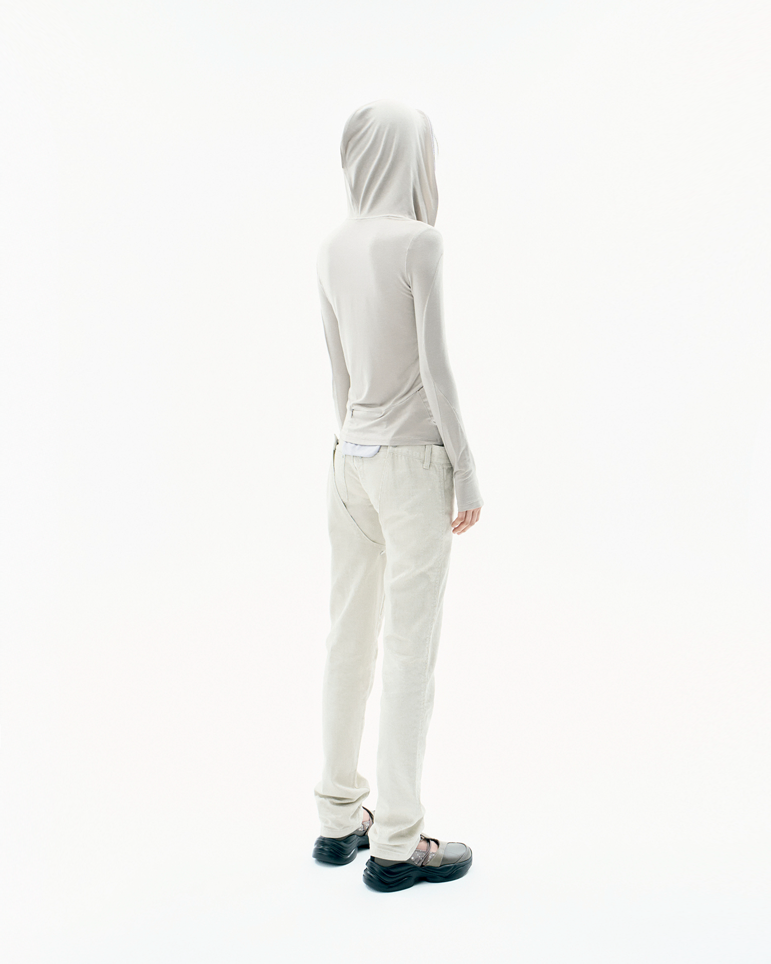 Half Full Zip Hoodie Beige – OJOS – London UK | YUGU