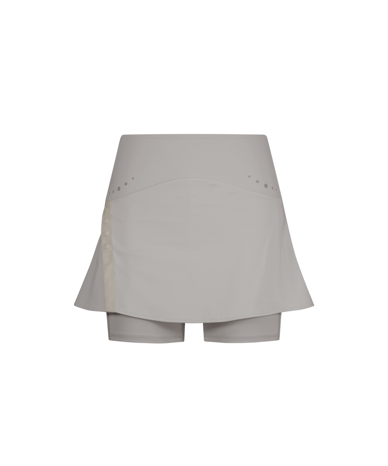 Button Slit Skirt Shorts Warm Grey – OJOS – London UK | YUGU