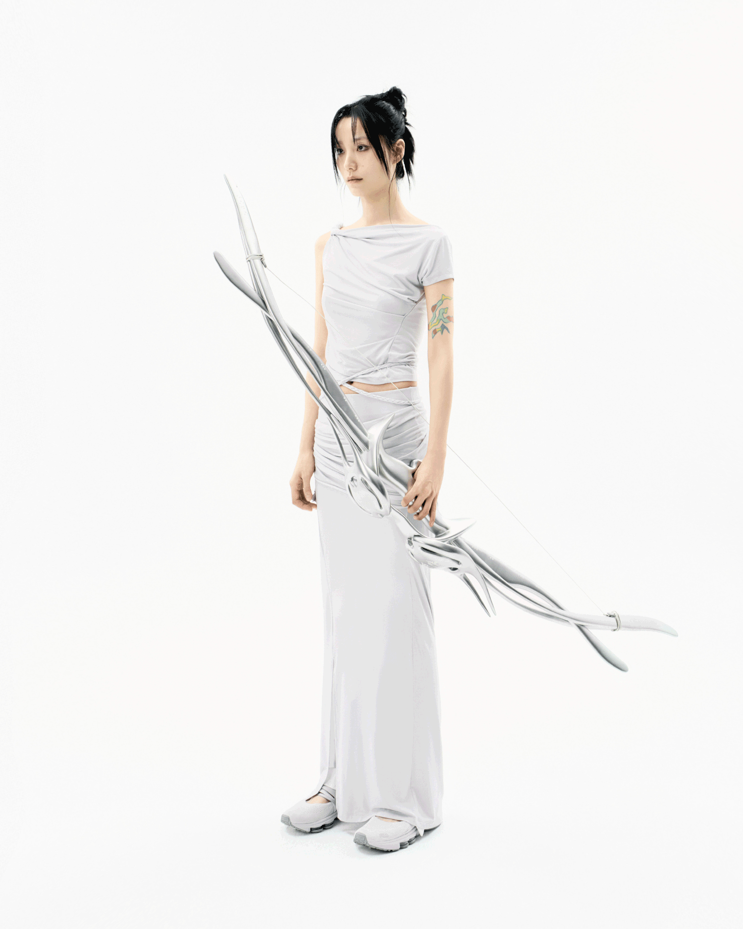 Twisted Tuck Cap Sleeveless Warm Grey – OJOS – London UK | YUGU