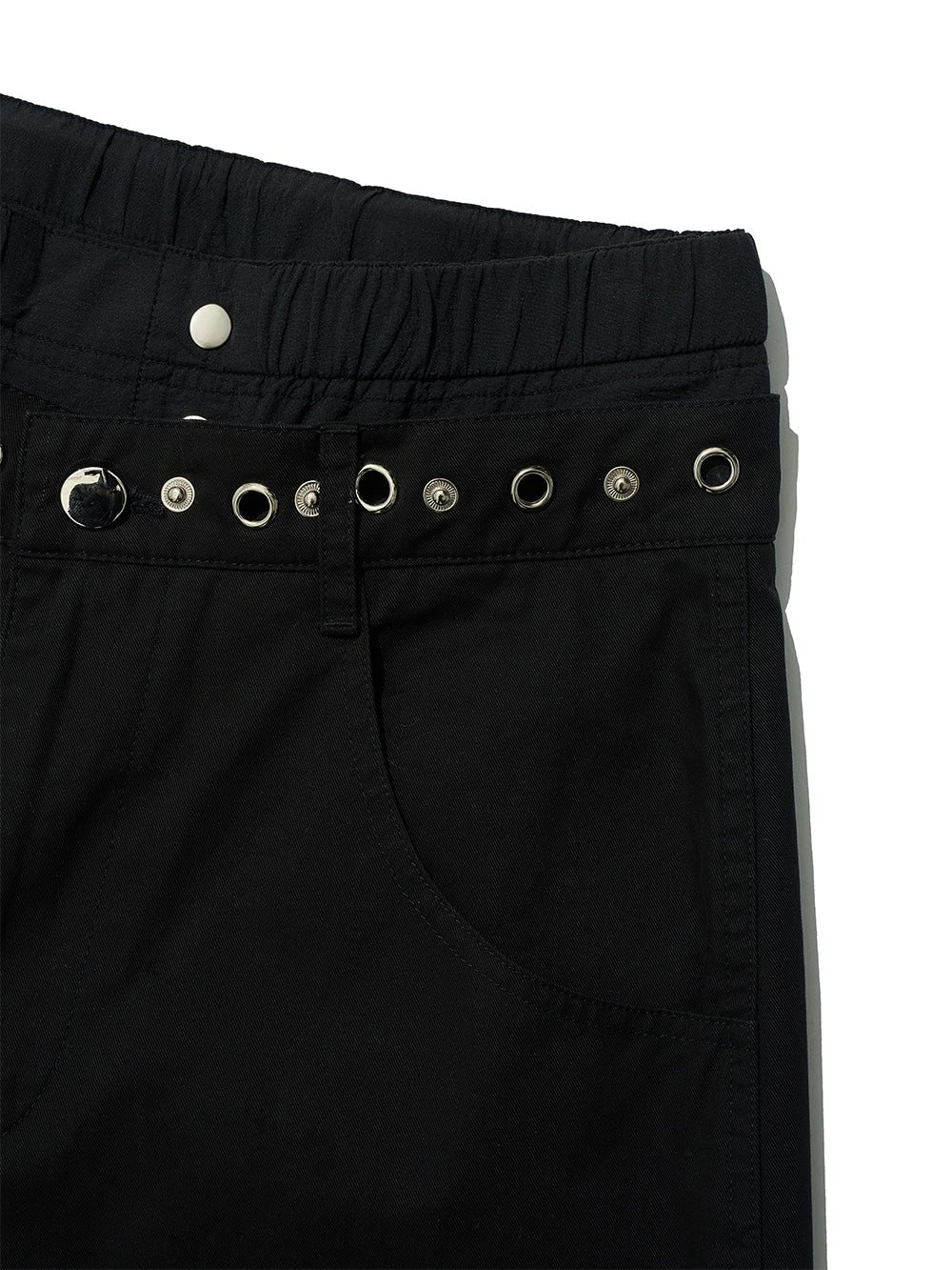 Metal Pointed Double Waist Trousers Black – PARTIMENTO WOMEN – London UK | YUGU