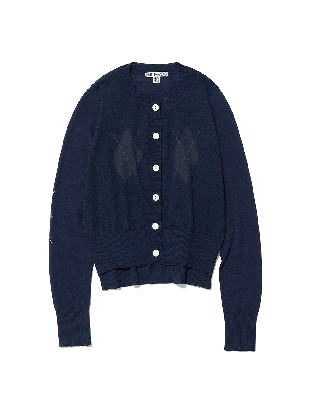 Layered Argyle Knit Navy – PARTIMENTO WOMEN – London UK | YUGU