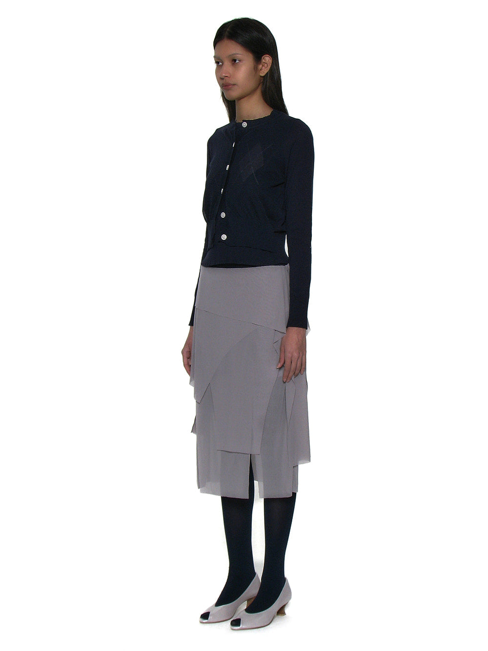 Layered Argyle Knit Navy – PARTIMENTO WOMEN – London UK | YUGU