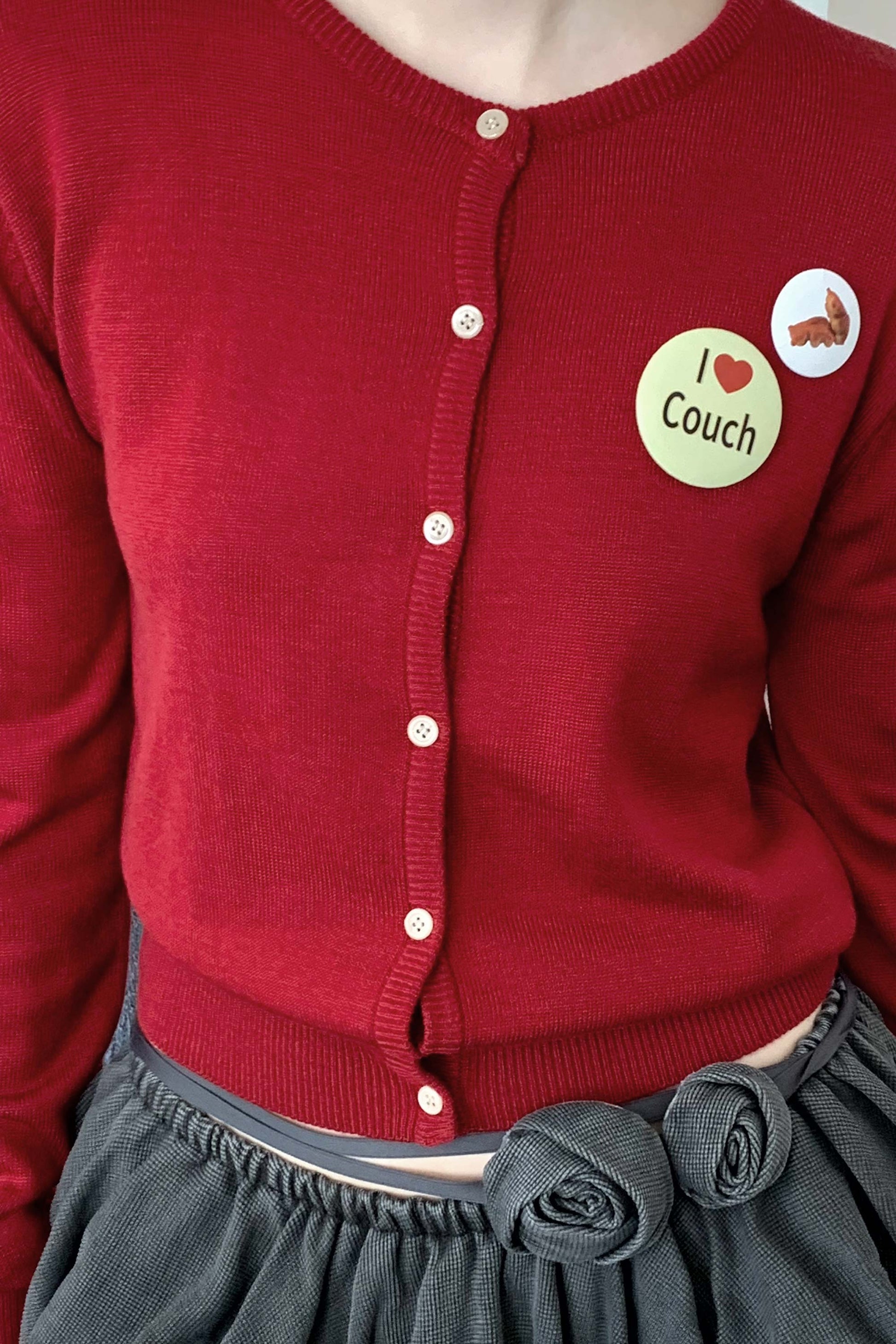 My Go To Cardigan Red – SCULPTOR – London UK | YUGU