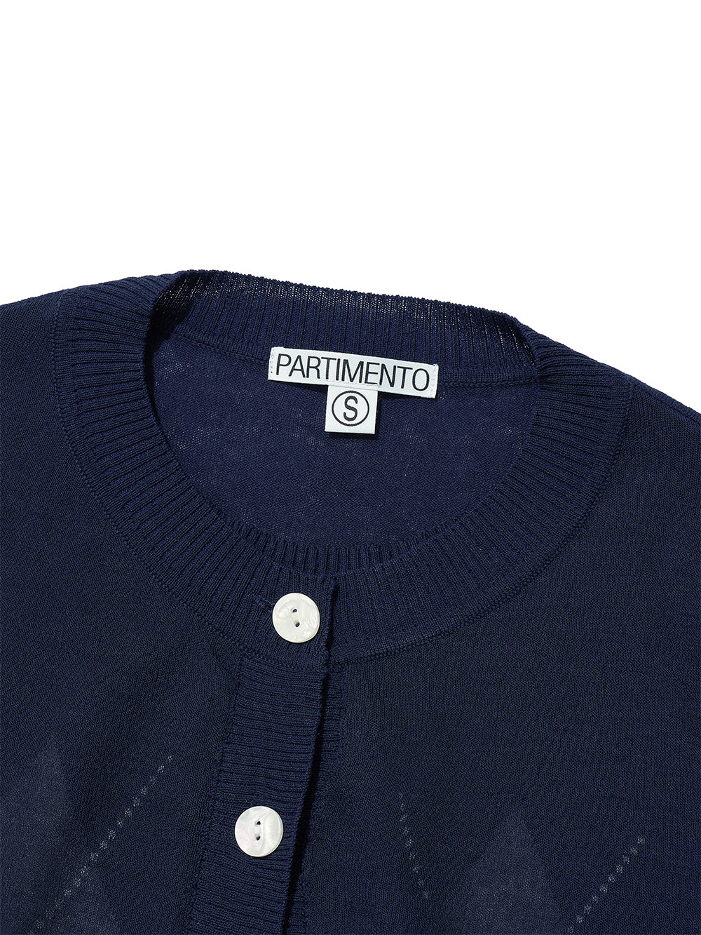 Layered Argyle Knit Navy – PARTIMENTO WOMEN – London UK | YUGU