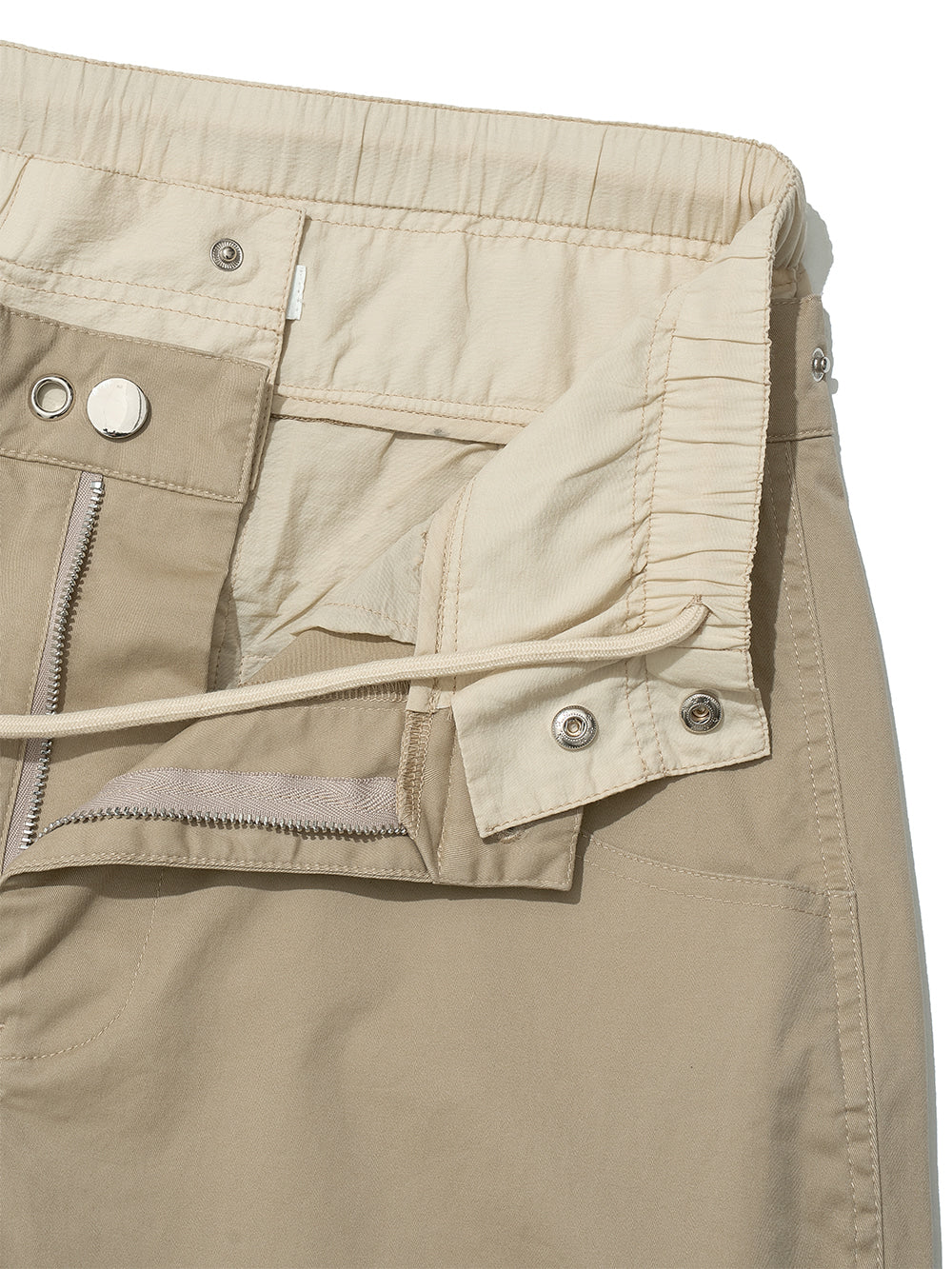 Metal Pointed Double Waist Trousers Beige – PARTIMENTO WOMEN – London UK | YUGU