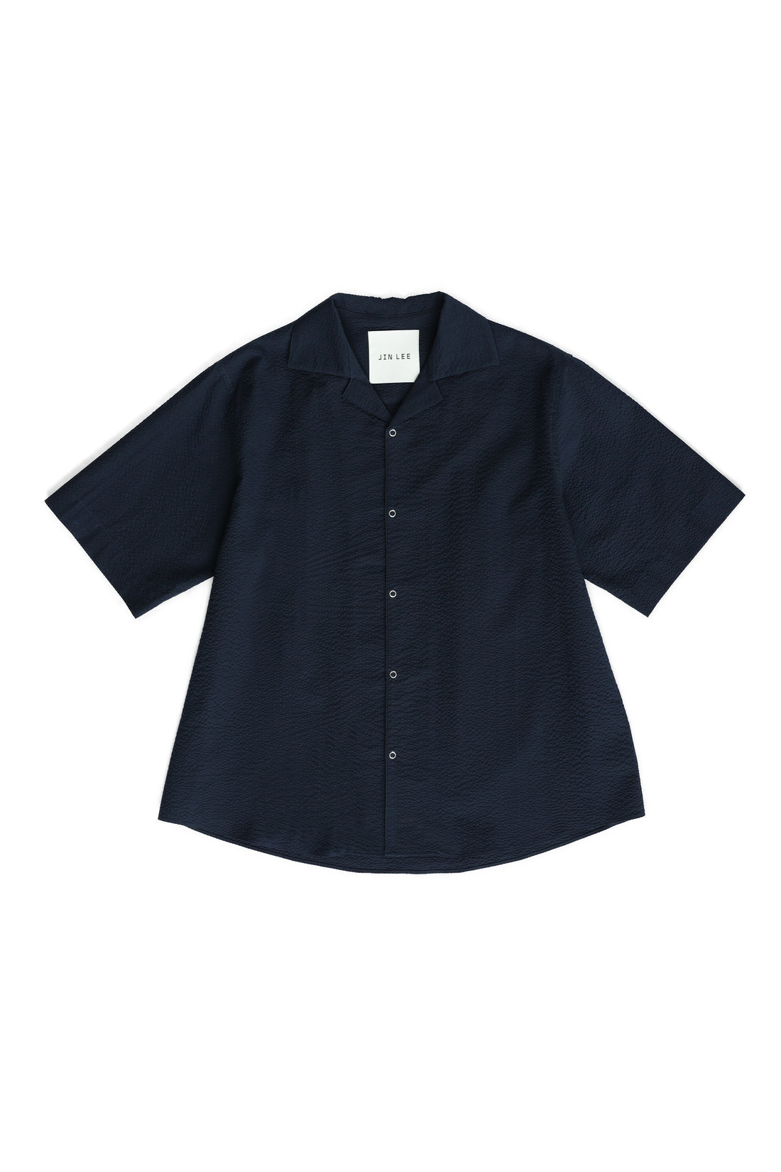 Seersucker Shirts Navy – JIN LEE – London UK | YUGU