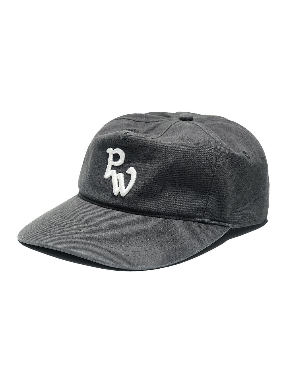 Washed Embroidered Grandad Cap [Charcoal] – PARTIMENTO WOMEN – London UK | YUGU