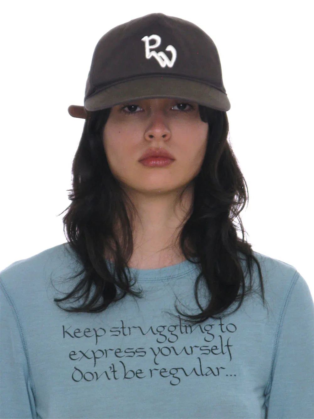 Washed Embroidered Grandad Cap [Charcoal] – PARTIMENTO WOMEN – London UK | YUGU