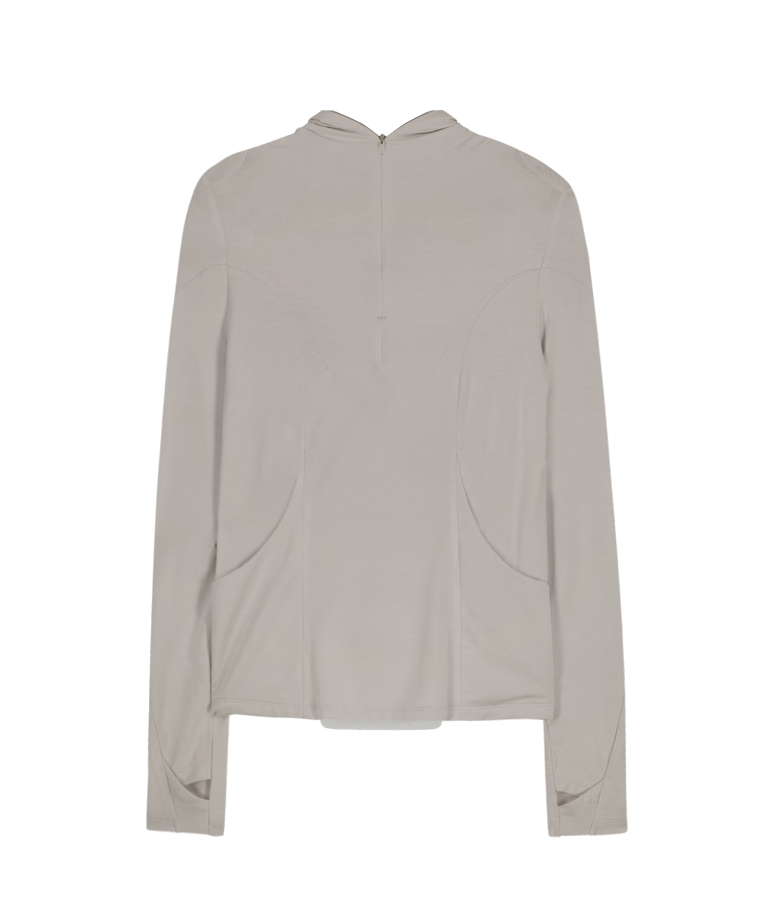 Half Full Zip Hoodie Beige – OJOS – London UK | YUGU