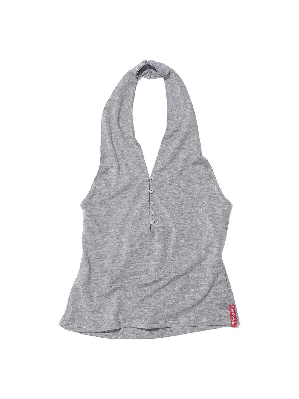 PWC Button-Up Jersey Halter Neck Top Melange – PARTIMENTO WOMEN – London UK | YUGU