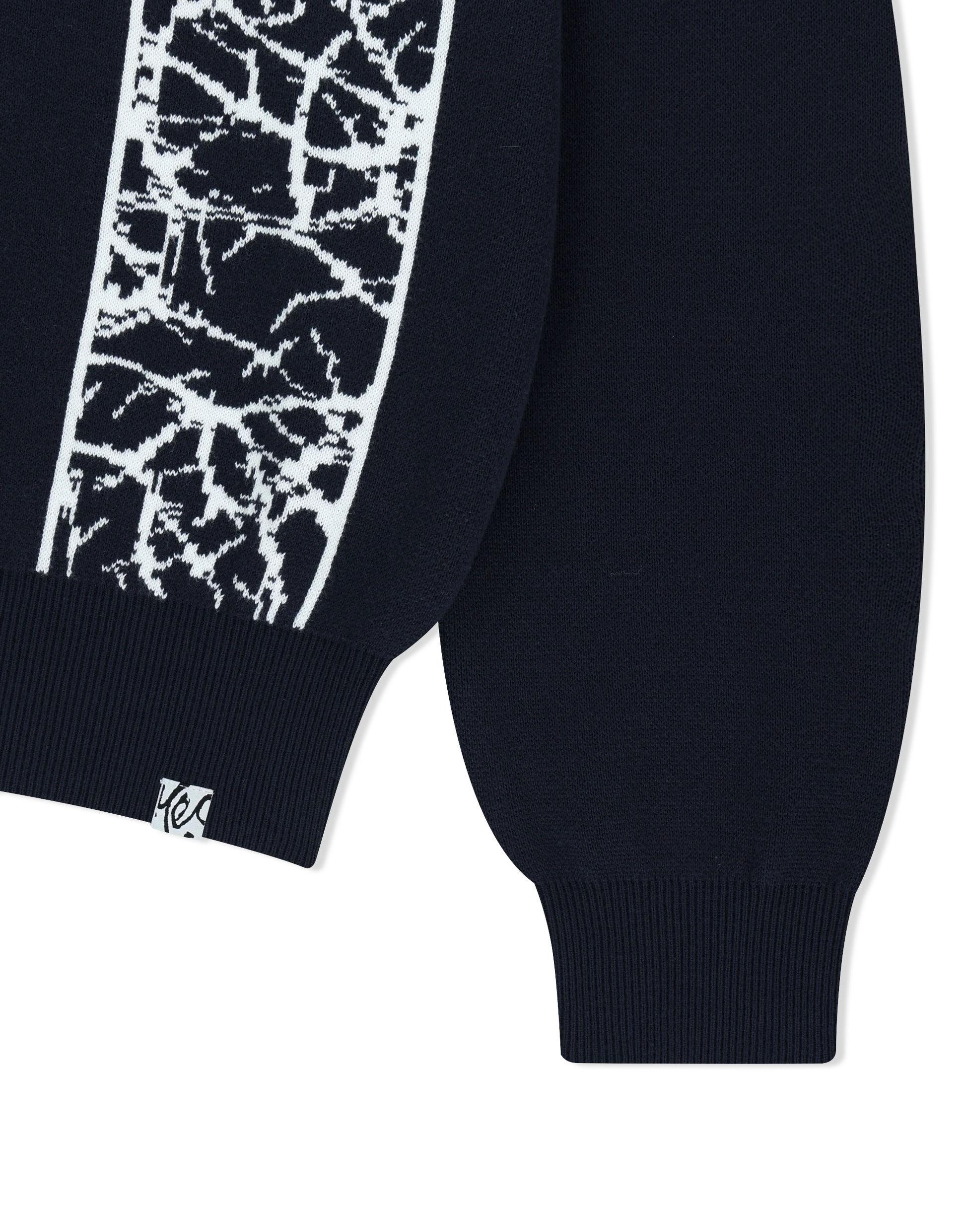 Knit Zip Up Polo Cardigan Navy – YES EYE SEE – London UK | YUGU