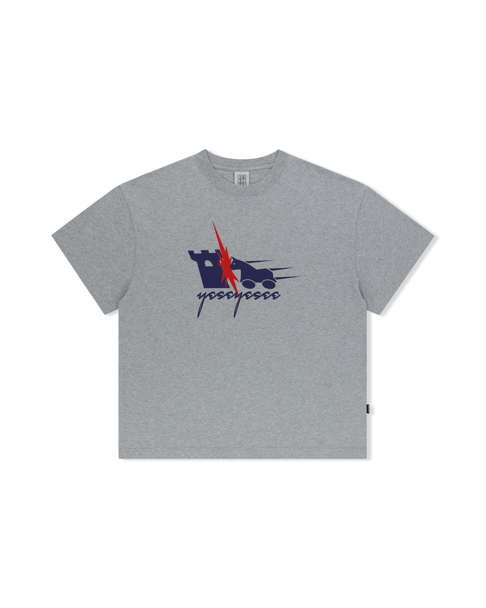 Y.E.S Hobby Horse Tee Grey
