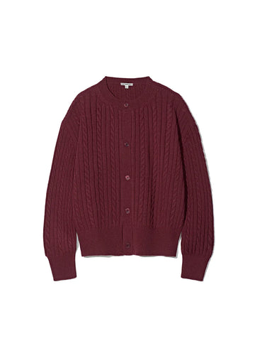 Crop Cable Wool Cardigan [Red] – PARTIMENTO MEN – London UK | YUGU
