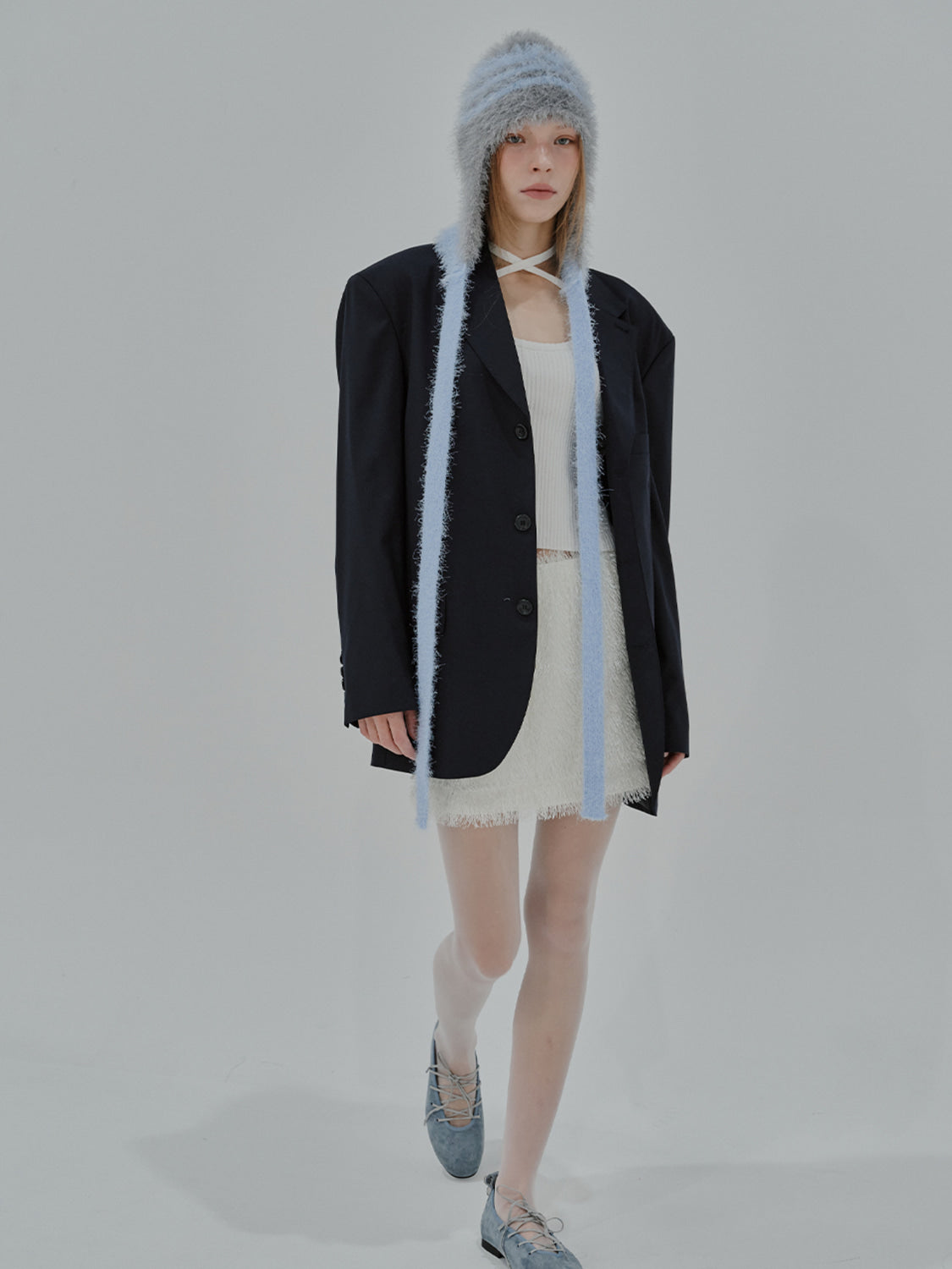 Knit Bonnet Gray – ATELIER PARK – London UK | YUGU