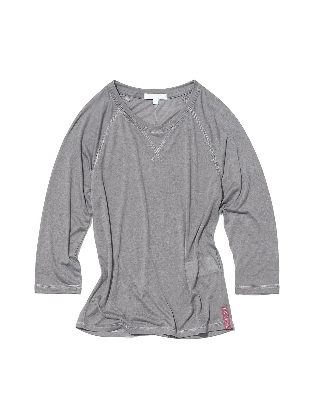 Sheer Raglan 3/4 Sleeve Top [Grey] – PARTIMENTO WOMEN – London UK | YUGU