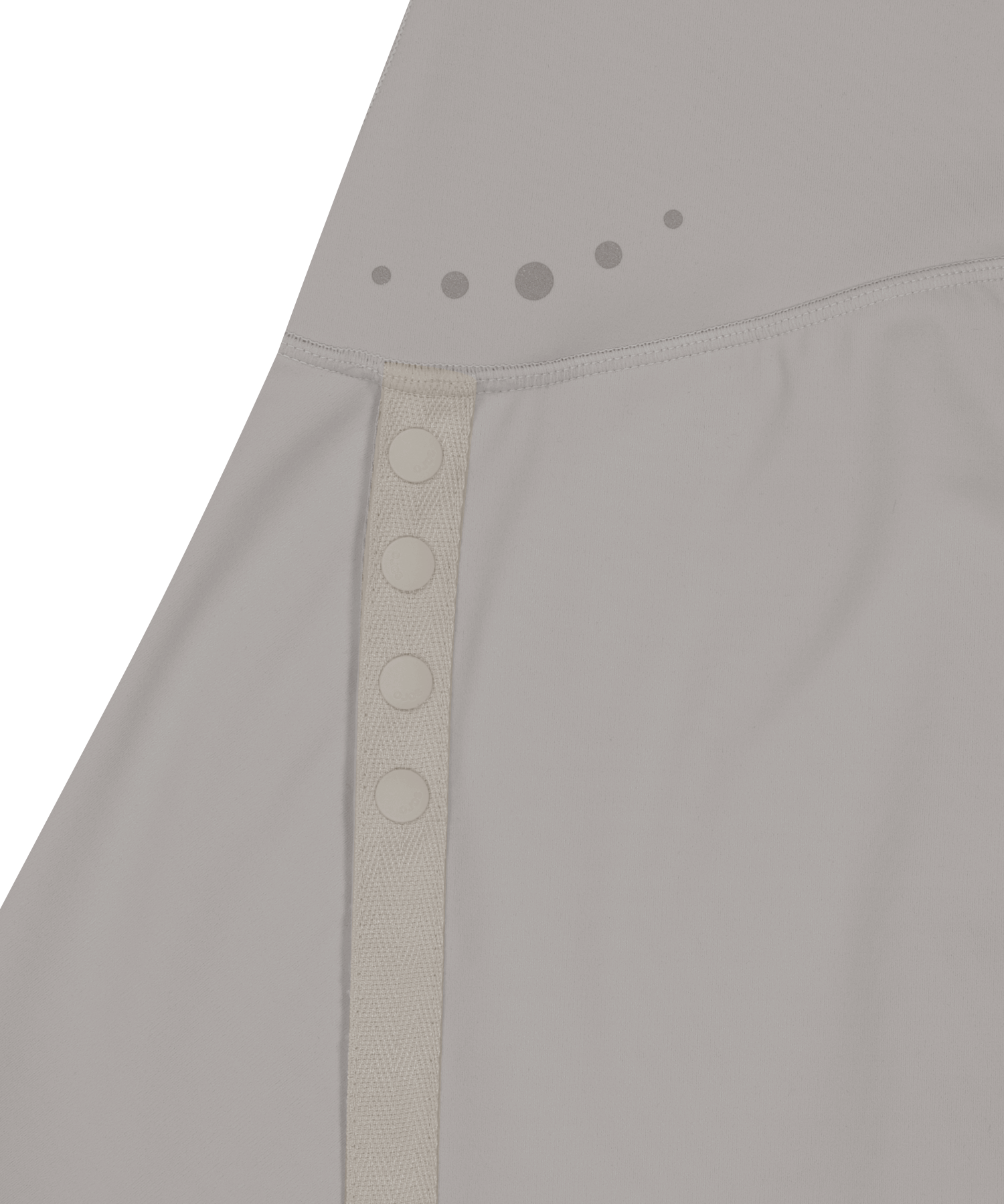 Button Slit Skirt Shorts Warm Grey – OJOS – London UK | YUGU