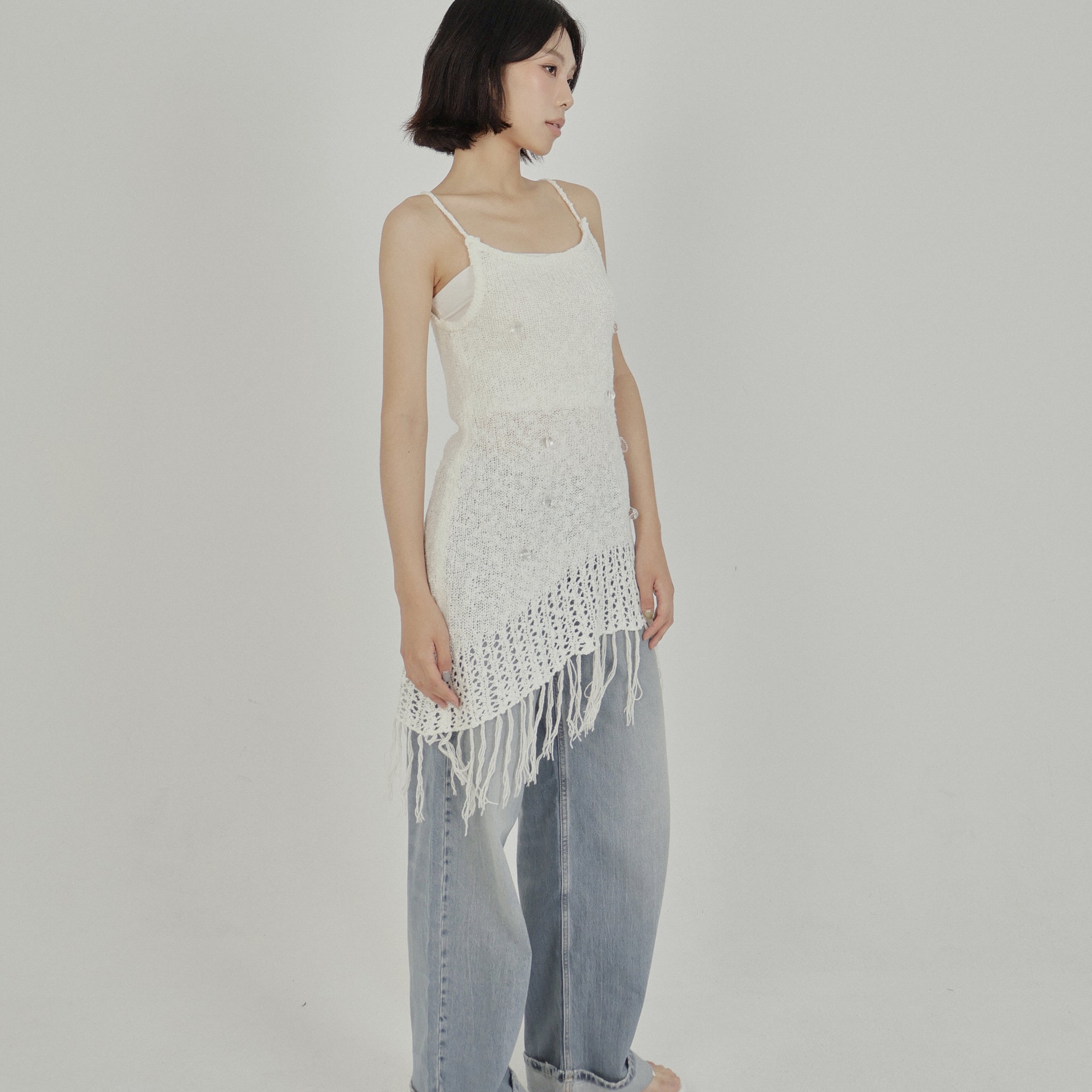 Droplet Tassel Knit Ops Ivory – ASURA – London UK | YUGU