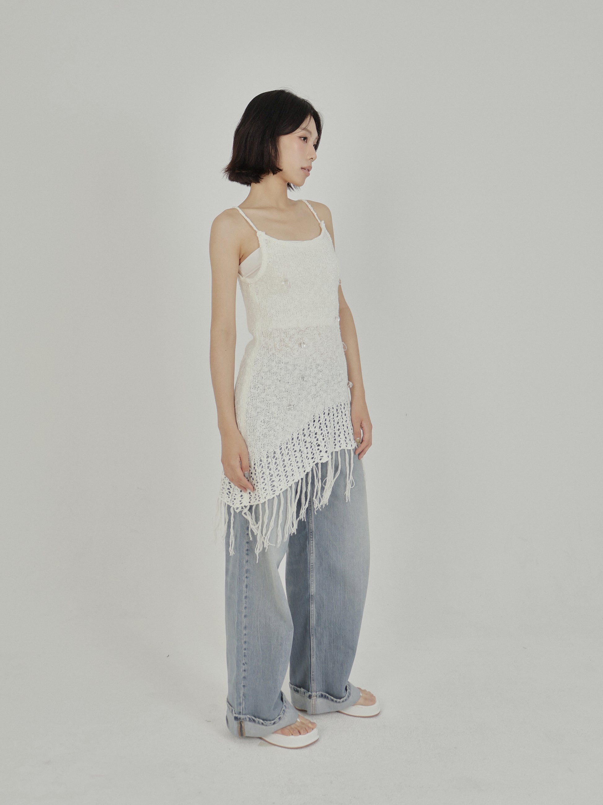 Droplet Tassel Knit Ops Ivory – ASURA – London UK | YUGU