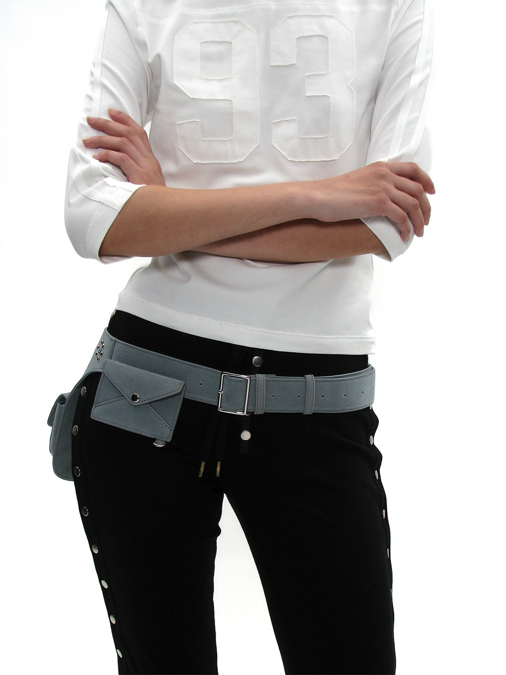 R93 Applique Three - Quarter Sleeve Tee White – PARTIMENTO WOMEN – London UK | YUGU