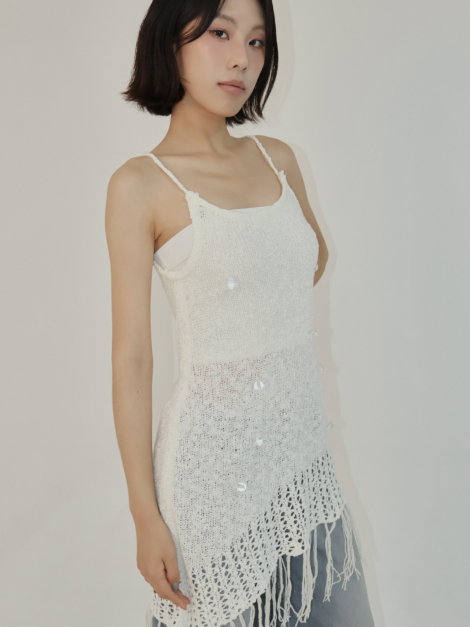 Droplet Tassel Knit Ops Ivory – ASURA – London UK | YUGU