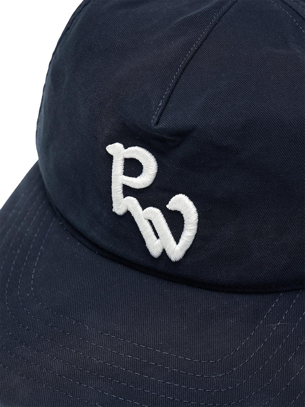 Washed Embroidered Grandad Cap [Navy] – PARTIMENTO WOMEN – London UK | YUGU