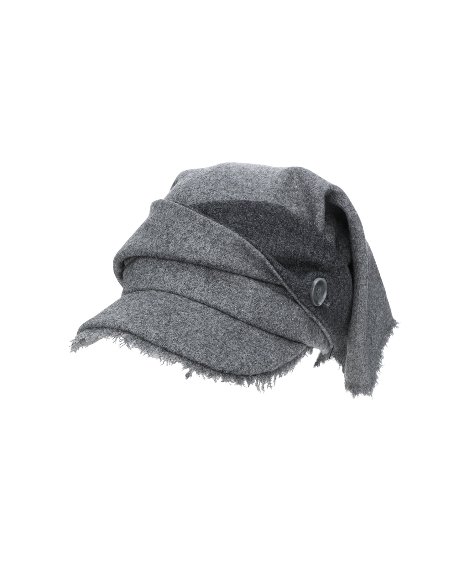 Scarf Veil Wool Cap Gray – OJOS – London UK | YUGU