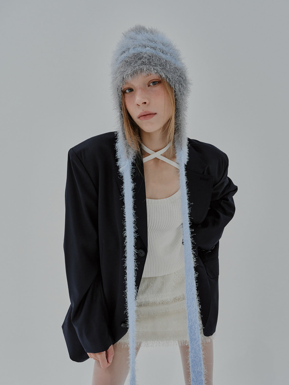 Knit Bonnet Gray – ATELIER PARK – London UK | YUGU