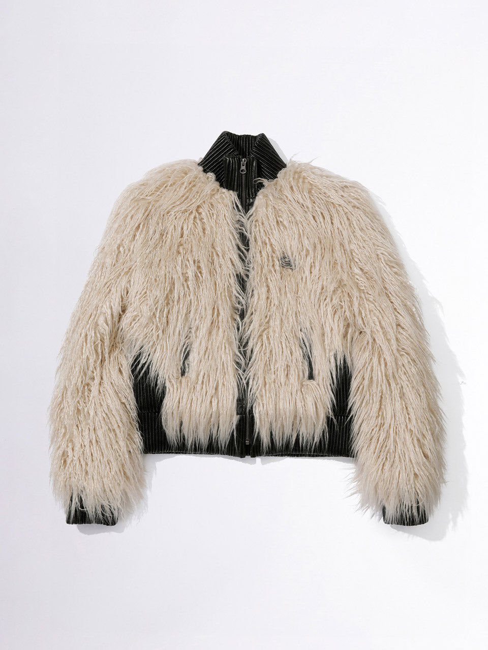 Faux Mongolian Shearling Jacket – SCULPTOR – London UK | YUGU