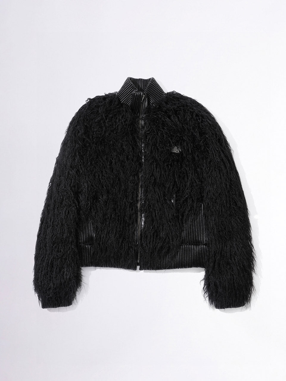 Faux Mongolian Shearling Jacket – SCULPTOR – London UK | YUGU