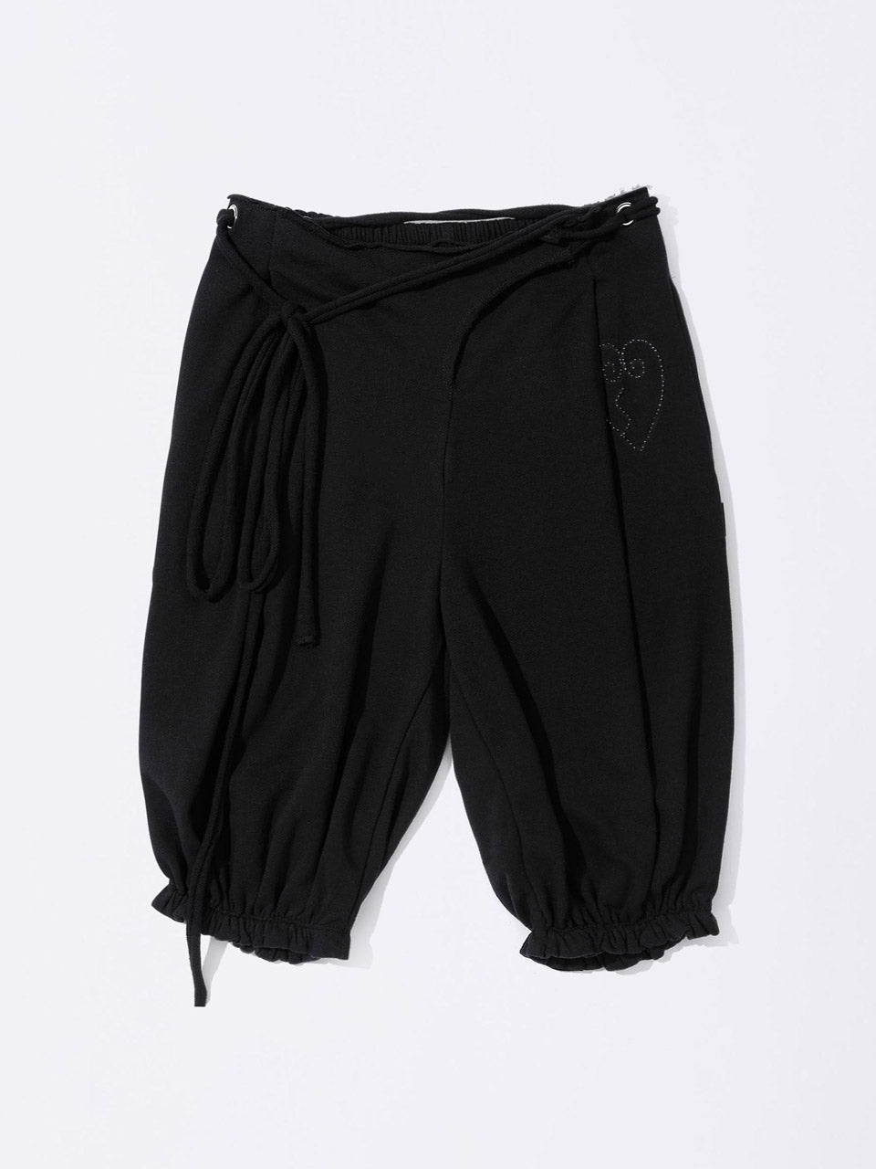 Pumpkin Half Sweatpants Black - SCULPTOR - now available in London at YUGU.