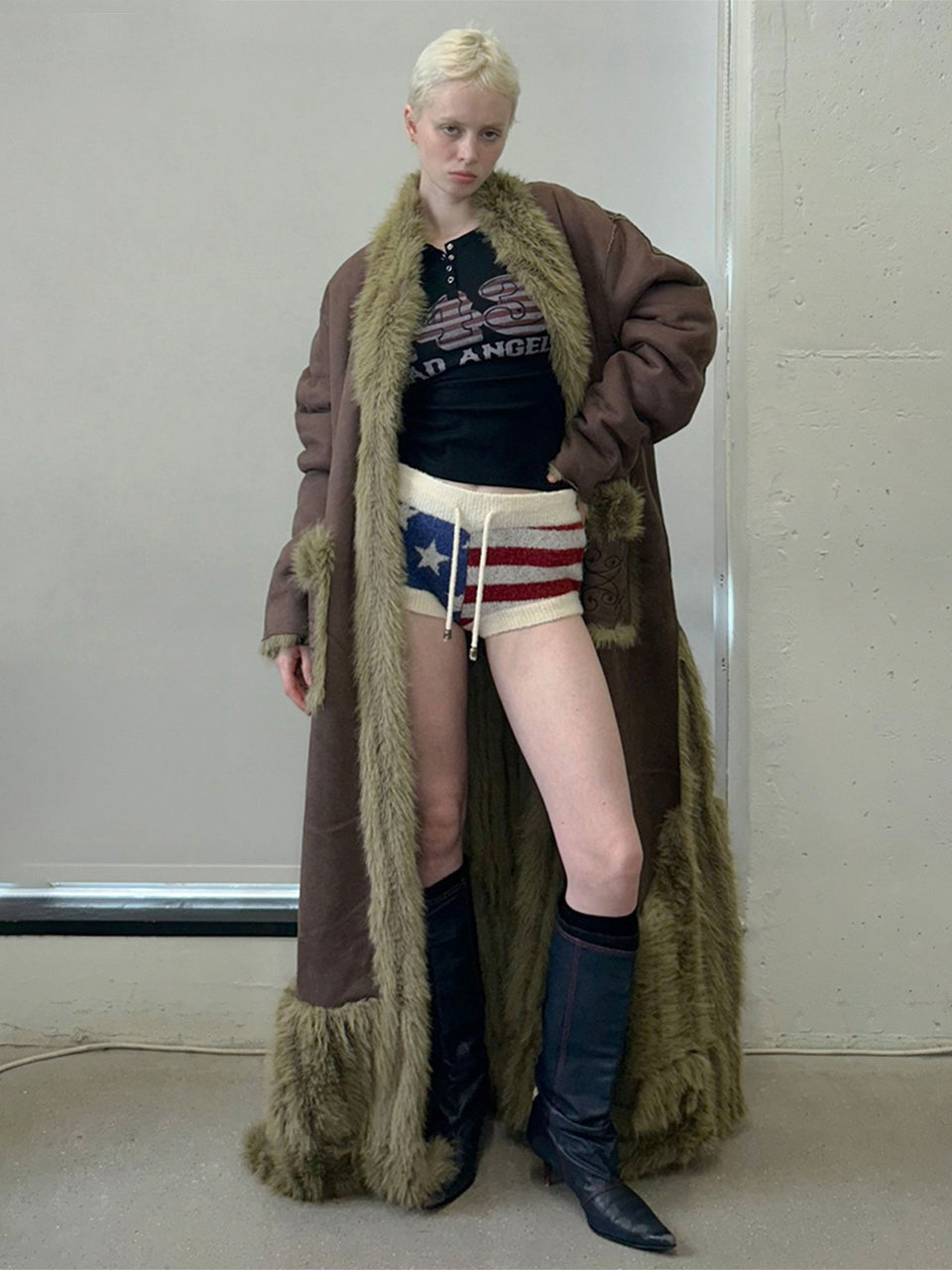 Reversible Faux Mouton Coat – SCULPTOR – London UK | YUGU