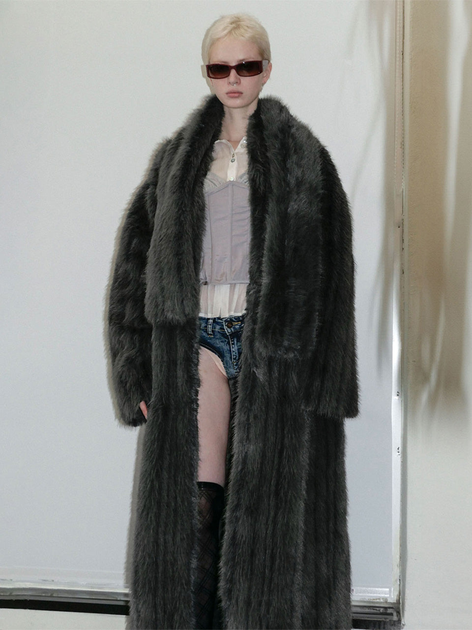 Reversible Faux Mouton Coat – SCULPTOR – London UK | YUGU