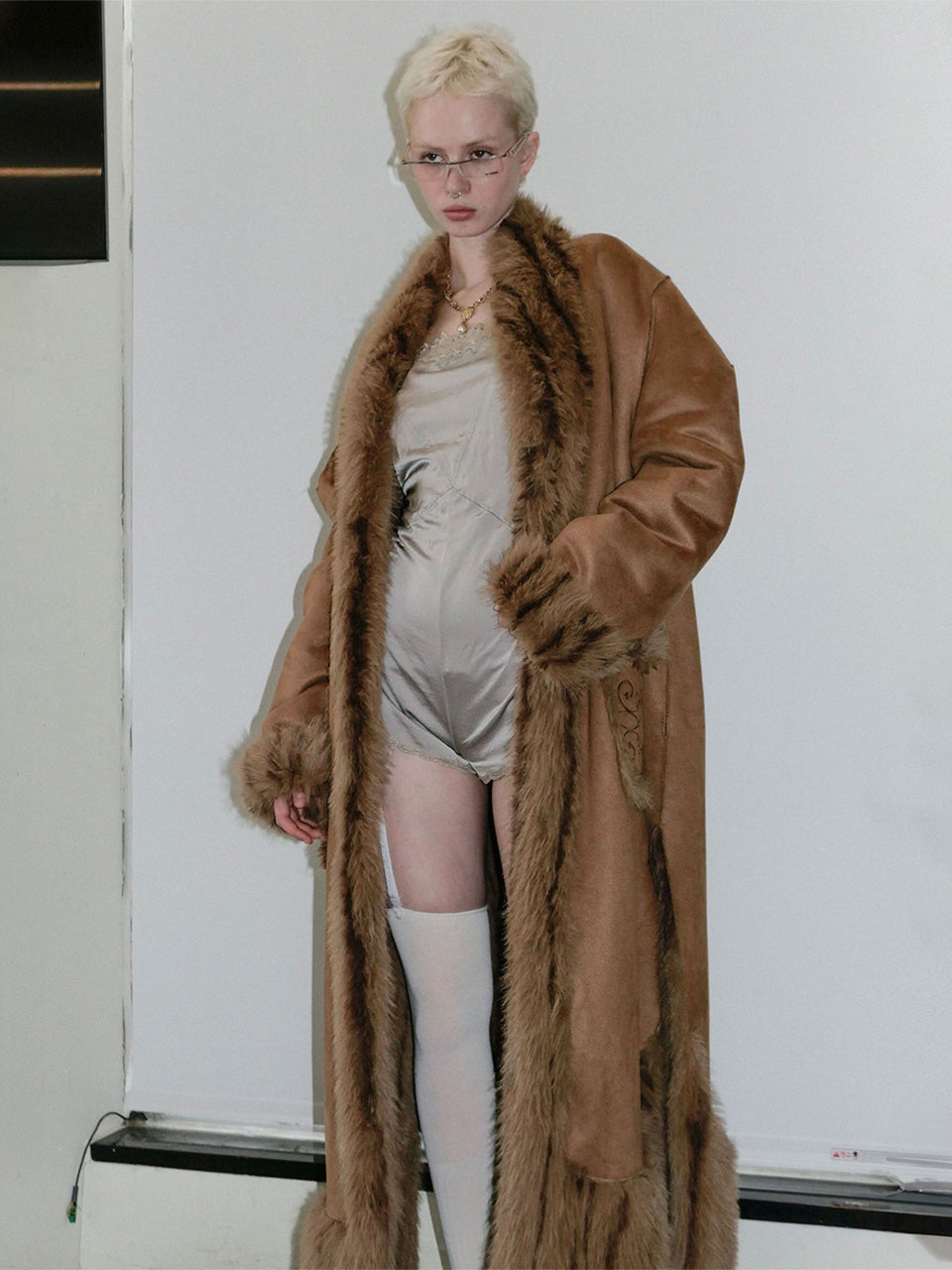 Reversible Faux Mouton Coat – SCULPTOR – London UK | YUGU