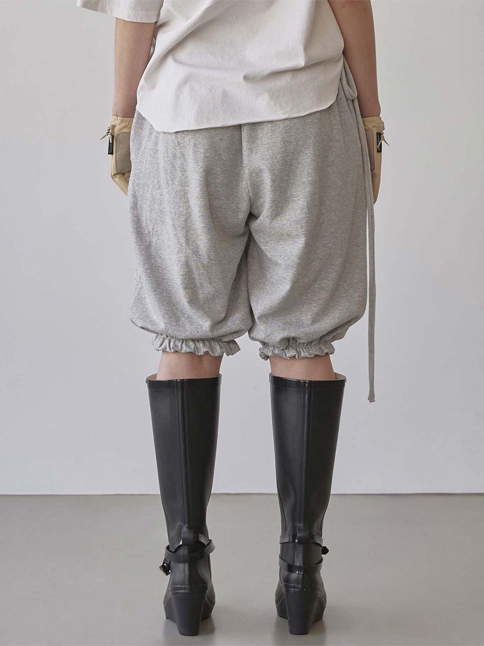 Pumpkin Half Sweatpants Grey - SCULPTOR - now available in London at YUGU.