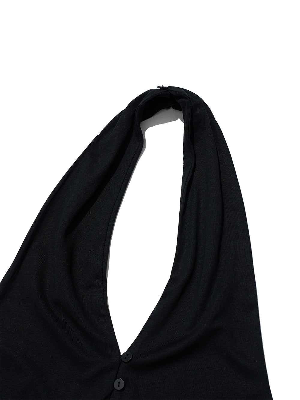 PWC Button-Up Jersey Halter Neck Top Black – PARTIMENTO WOMEN – London UK | YUGU