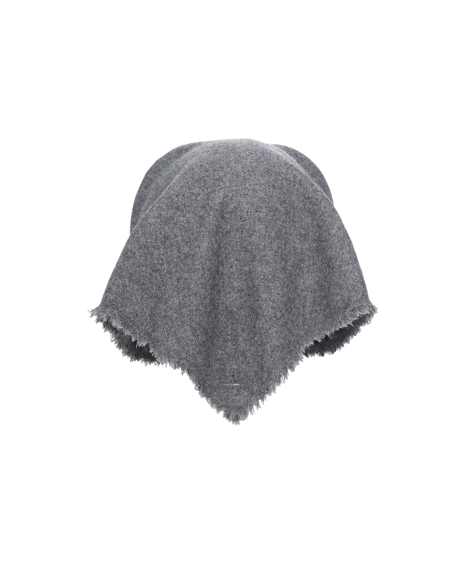 Scarf Veil Wool Cap Gray – OJOS – London UK | YUGU