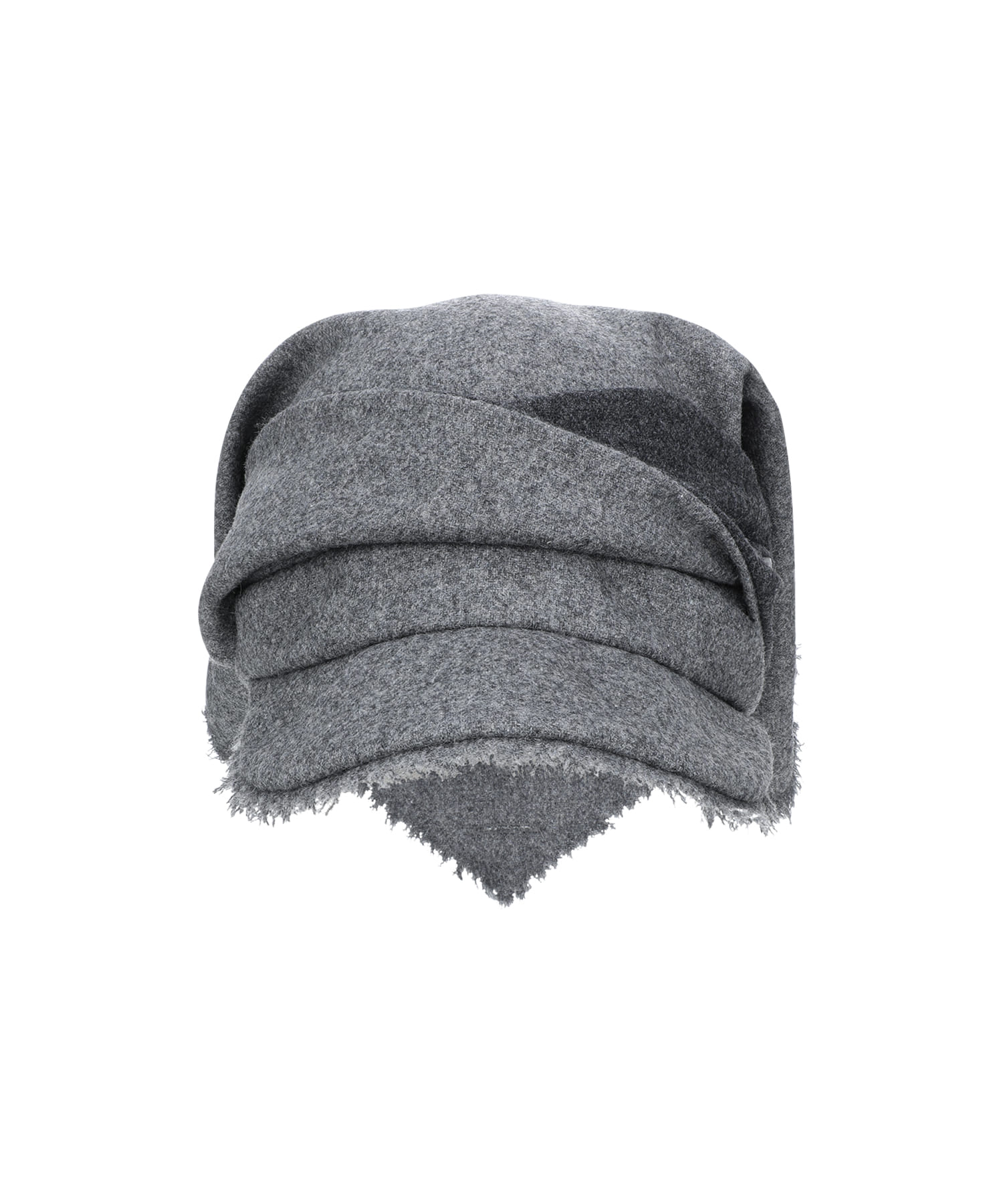 Scarf Veil Wool Cap Gray – OJOS – London UK | YUGU