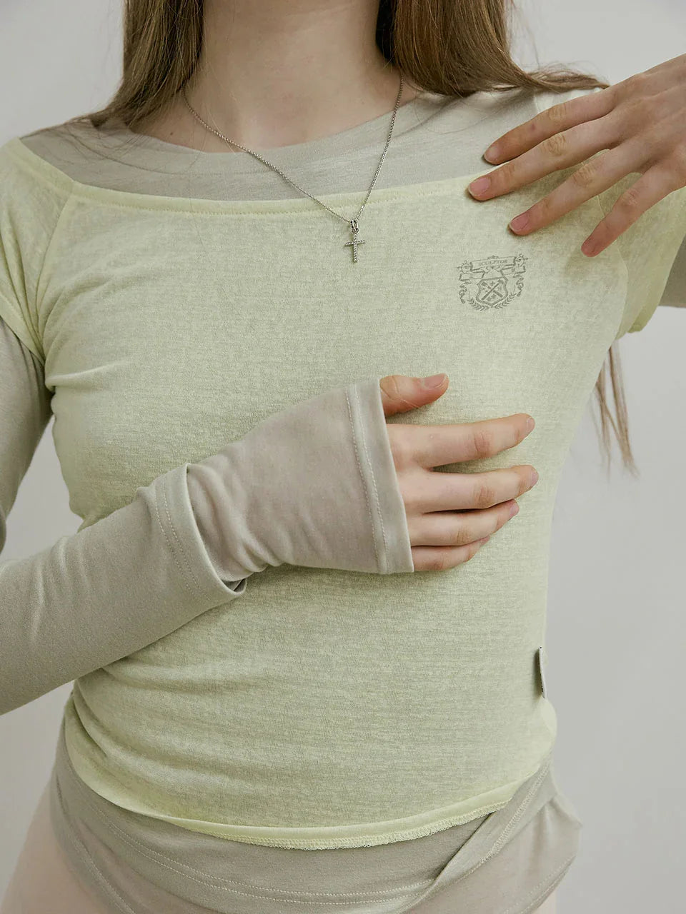 Lazy Layered Tee [Lemon] – SCULPTOR – London UK | YUGU