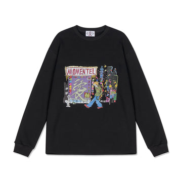 Love City Black Sweatshirt – MOMENTEL – London UK | YUGU
